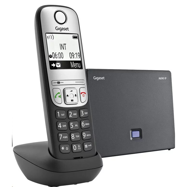 Gigaset A690 IP DECT telefon fekete (A690IP)