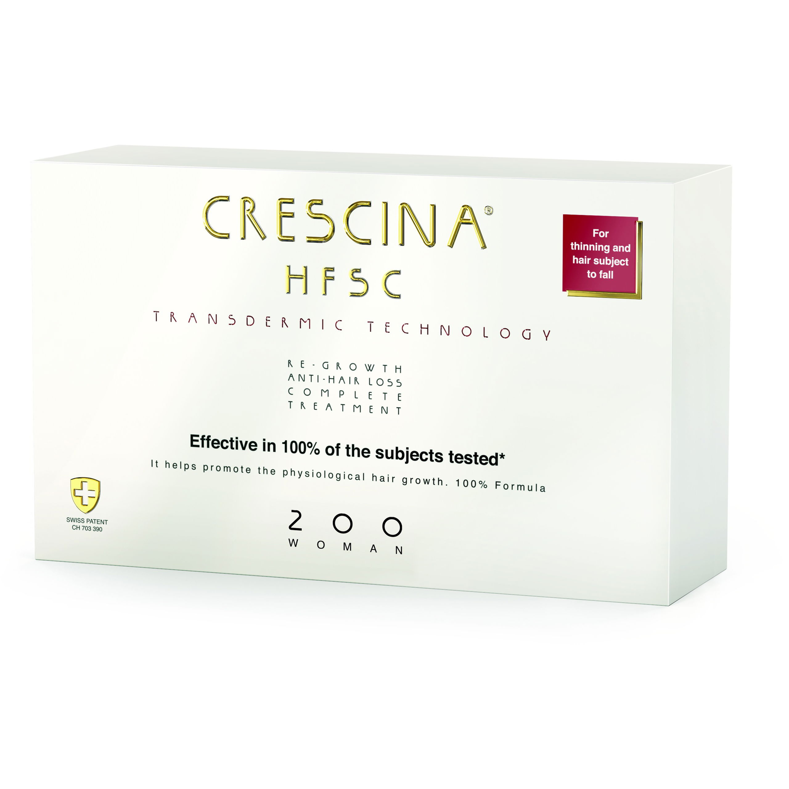 CRESCINA Transdermic hajnövesztő és hajhullás elleni kezelés nőknek (200) 20× 3,5 ml (8051417819619)