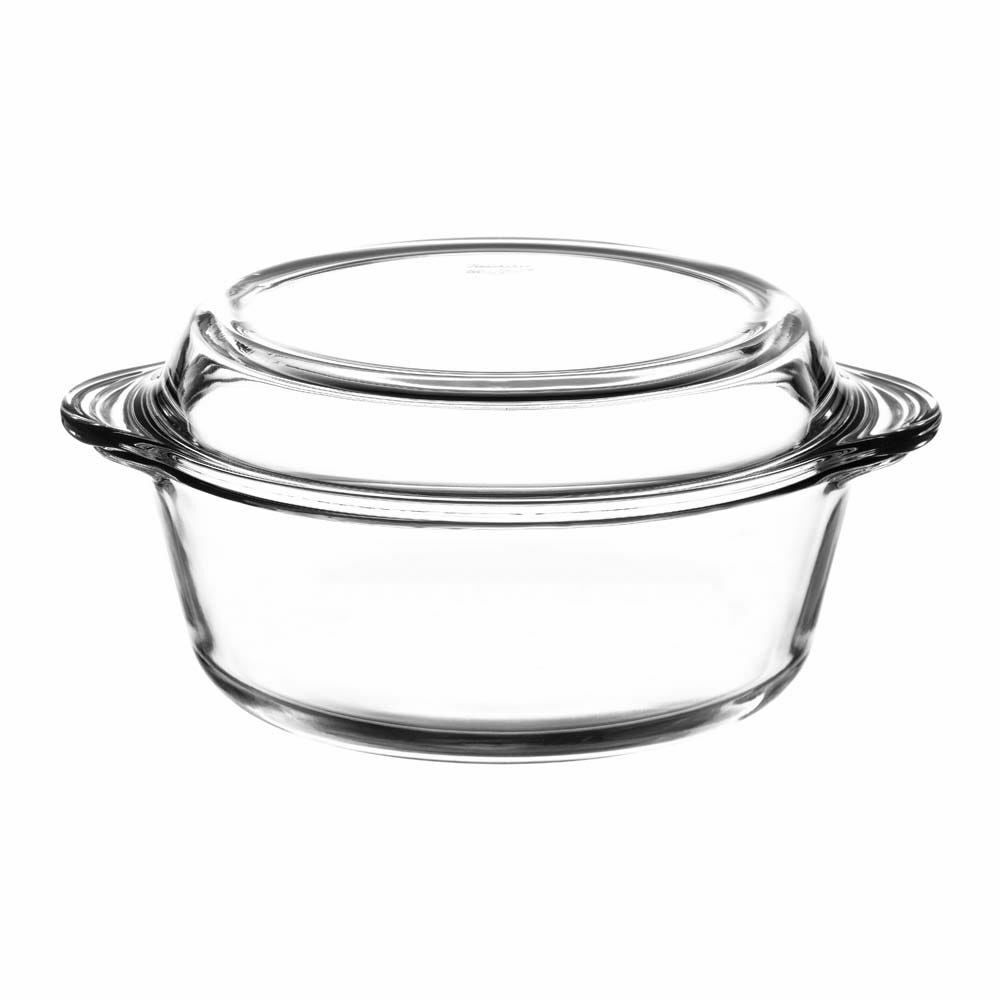 Pasabahce Borcam Hőálló üvegedény fogóval 19x16x6cm 0,84L - Átlátszó (1017150)