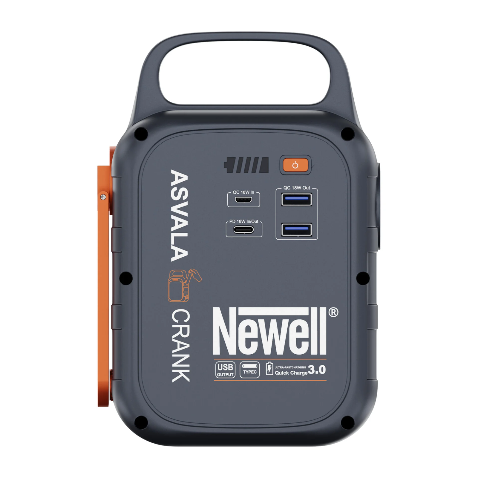 Newell NL3675 Asvala Crank Power Bank 22500mAh - Szürke (NL3675)