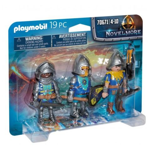 Playmobil: Novelmore - Novelmore lovagjai 3-as figura szett (70671) (playmobil70671P)