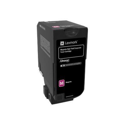 Lexmark 74C2HME tonerpatron 1 stk Original Magenta