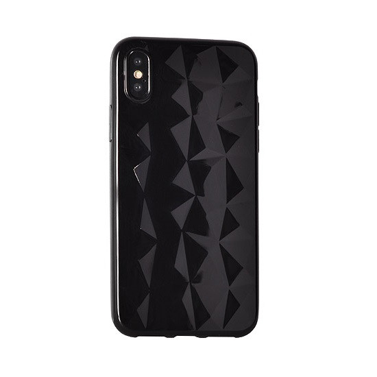 Xiaomi Redmi Note 5A, TPU силиконов калъф, Diamond, 3D диамантен модел, черен (67185)