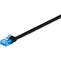 Microconnect V-UTP6A03S-FLAT hálózati kábel Fekete 3 M Cat6a U/UTP (UTP)