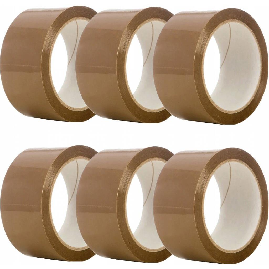 Surtep Packing tape Bull 48 mm × 66 m, acrylic, brown, (38 my), 6 pcs (SUR43159)