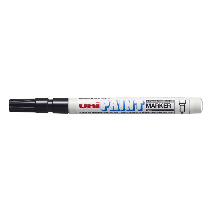 Uni PX-21 0.8-1.2mm Lakkmarker - Fekete (PX-21(L) BLACK(EU))