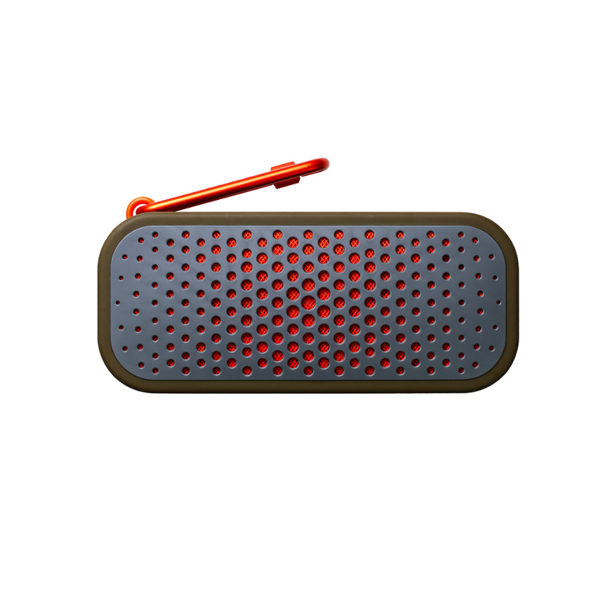 Boompods Blockblaster hordozható bluetooth hangszóró - Zöld/Narancs (BBORA)