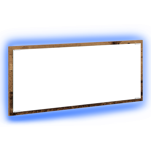Fürdőszoba Tükör Régi fa Szerelt fa, Üveg 90 x 8.5 x 37 cm Tükör