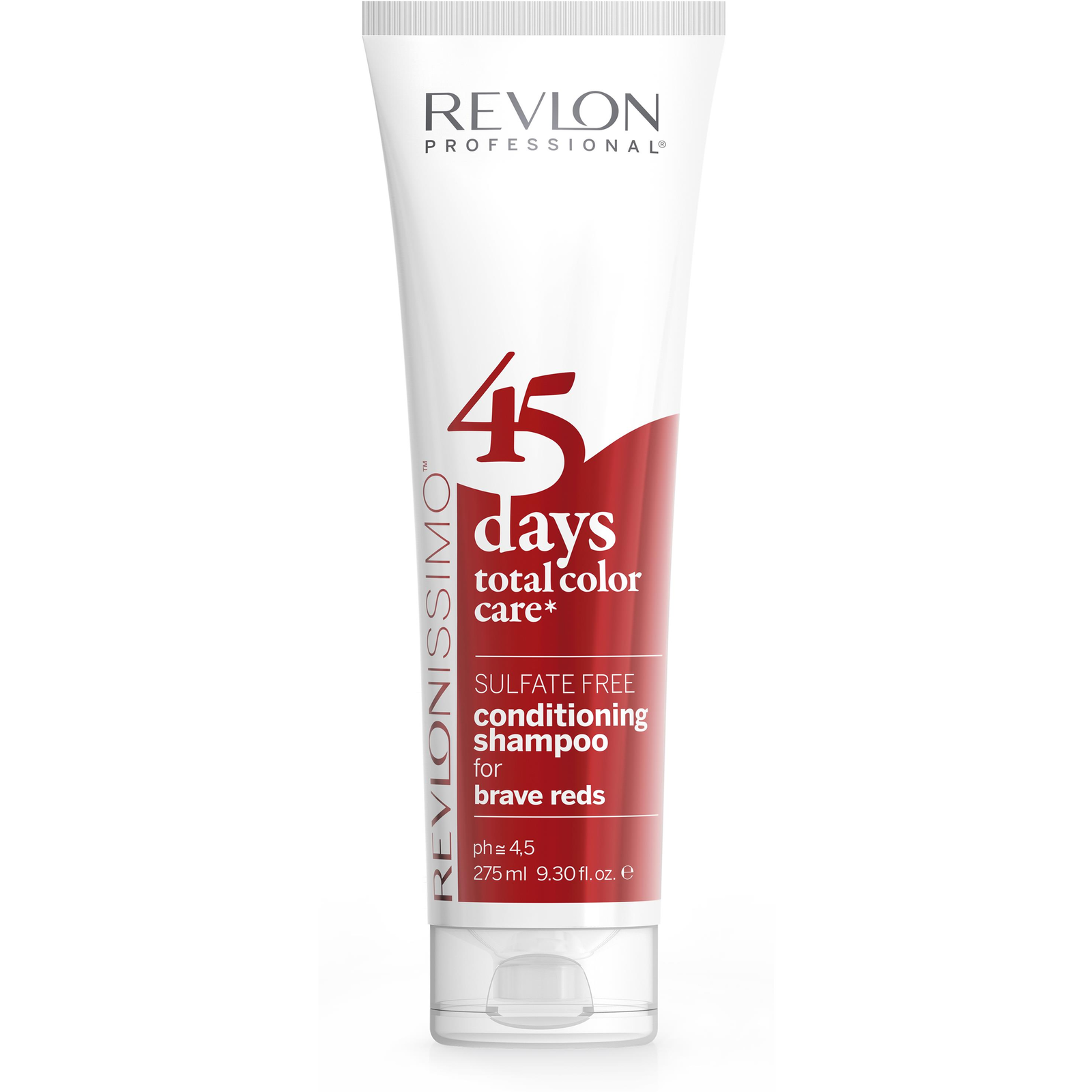 REVLON PROFESSIONAL Revlonissimo 45 Days Total Color Care Brave Reds 275 ml (8432225091518)