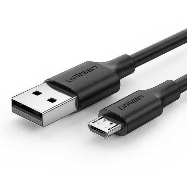 Cablu alimentare si date Ugreen, Fast Charging, USB la Micro-USB nickel plating PVC 1.5m, Negru