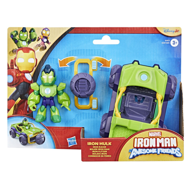 Marvel Iron Man and His Awesome Friends Iron Hulk jármű és figura