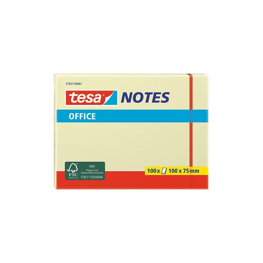 Tesa Office Notes 100 Blatt 100 x 75mm gelb (57657-00001-05) (57657-00001-05)