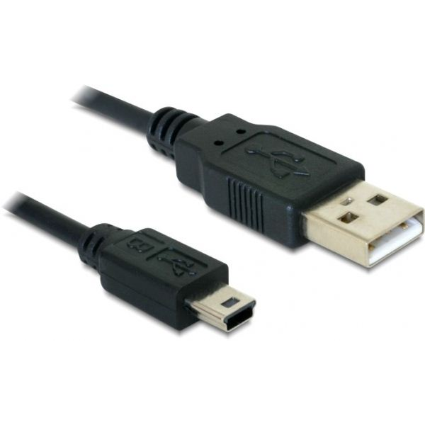 DeLock DL82273 USB 2.0-A -> USB mini-B 5 pin 1 m apa / apa kábel (DL82273)