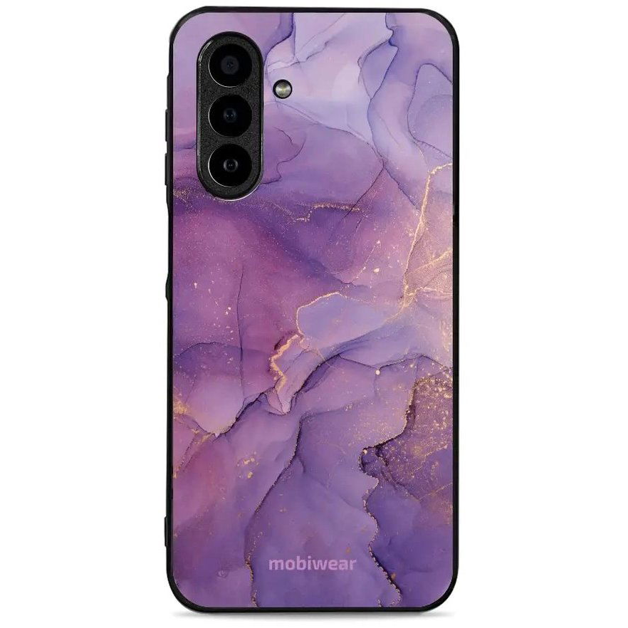 Mobiwear Glossy Samsung Galaxy A17 / A17 5G lila márvány fényes tok (5907861336420)