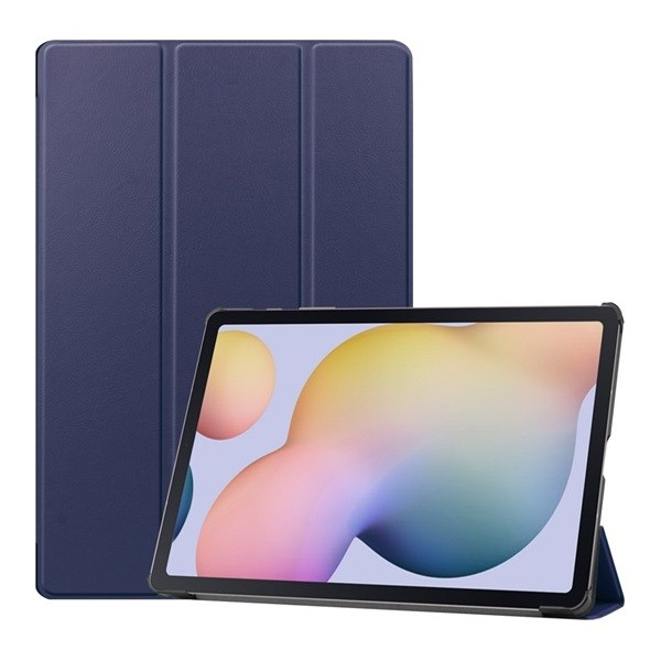 Samsung Galaxy Tab S7 Plus 12.4 / Tab S7 FE 12.4 / Tab S8 Plus 12.4, калъф с папка, Trifold, тъмно син (RS99284)