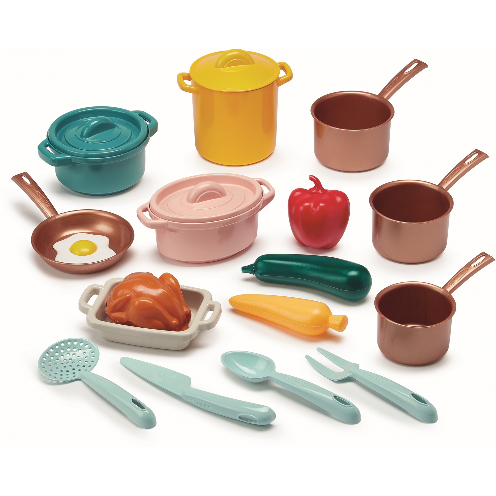 Écoiffier: 20 darabos Edénykészlet kiegészítőkkel (7600001685)