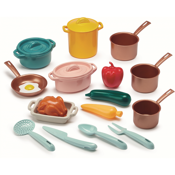 Комплект за сервиране Ecoiffier Paichnidi 20 части за деца +18 месеца