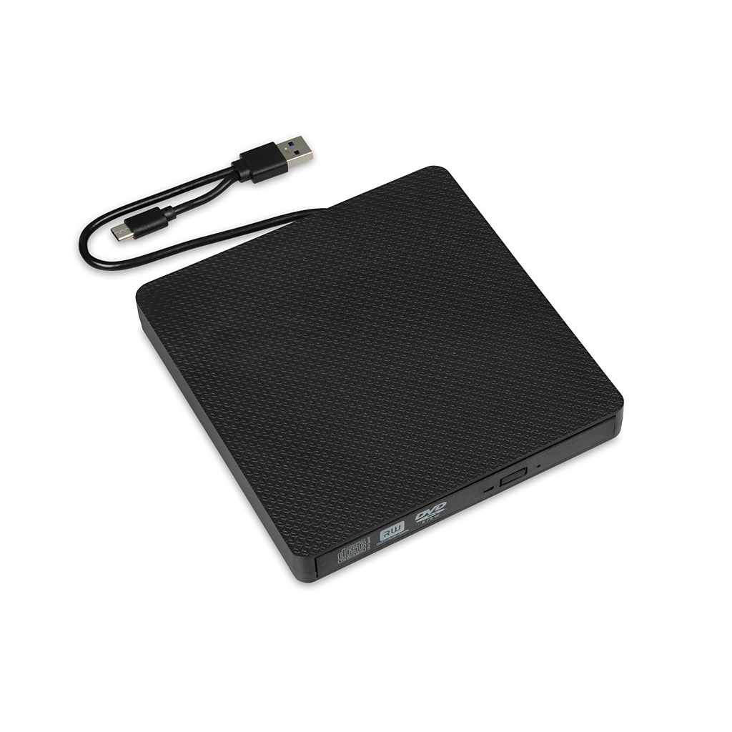 iBox IED03 Külső USB DVD író - Fekete (IED03)