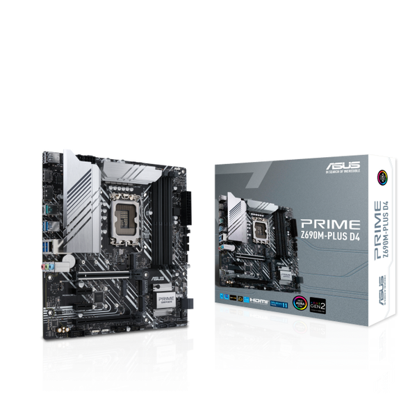 ASUS PRIME Z690M-PLUS D4 Intel Z690 LGA 1700 микро ATX