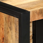 Konzolszekrény 90x35x75 cm Tömör durva fa mangó