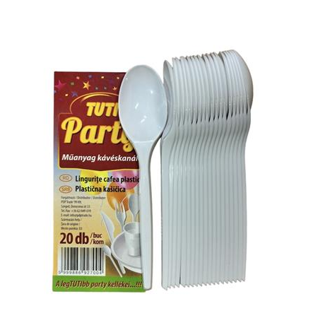 TUTI Kávéskanál, többször használatos, 20 db, "Party" (KHMU277) (KHMU277)