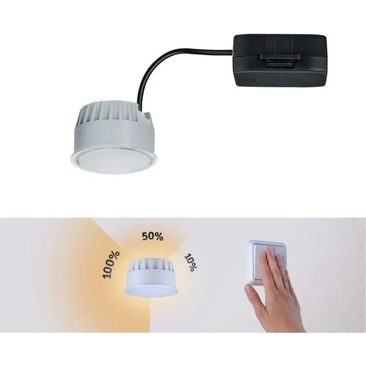 Paulmann LED Coin Nova LED-es fürdőszobai beépíthető lámpa EEK: F (A - G) LED Selyem (PL93072)