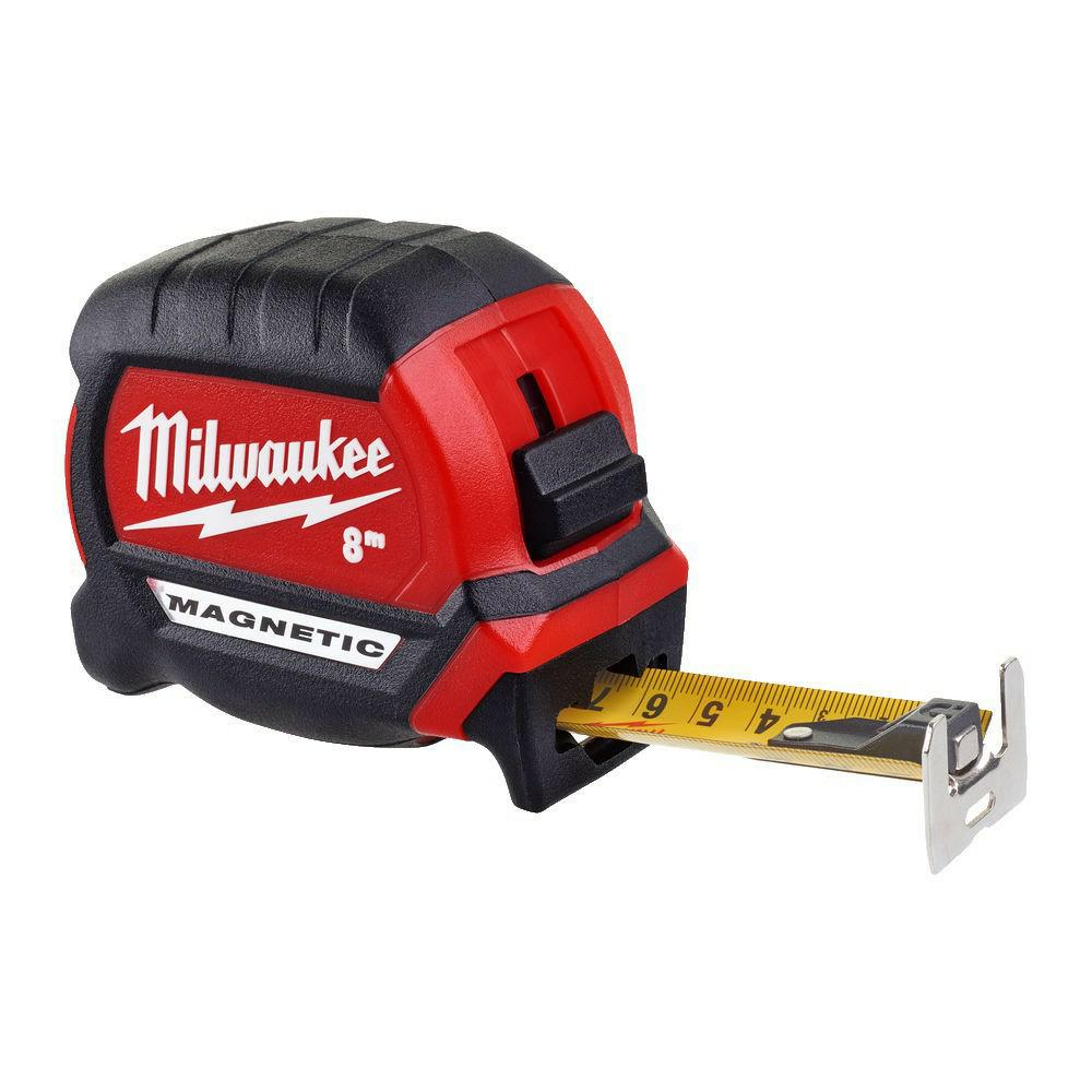 MILWAUKEE FELTEKERHETŐ MÉRŐPOHÁR PREMIUM MAGNETIC 8m, 27mm (4932464600)