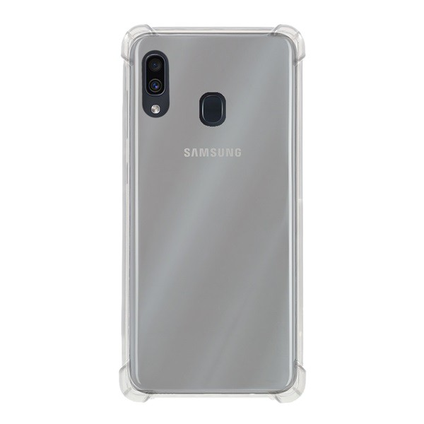 ROAR JELLY ARMOR műanyag telefonvédő (szilikon keret, közepesen ütésálló, légpárnás sarok) ÁTLÁTSZÓ [Samsung Galaxy A30 (SM-A305F)]
