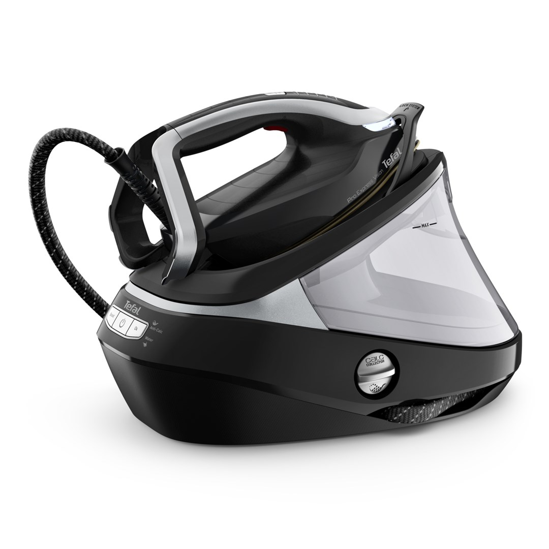Tefal Pro Express Vision GV9821 Gőzállomás 1.2L 9 bar - Fekete / Ezüst (GV9821)