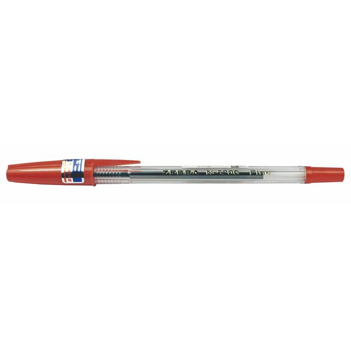 Zebra N-5200 Kupakos golyóstoll - 0.24mm / Piros (20113)