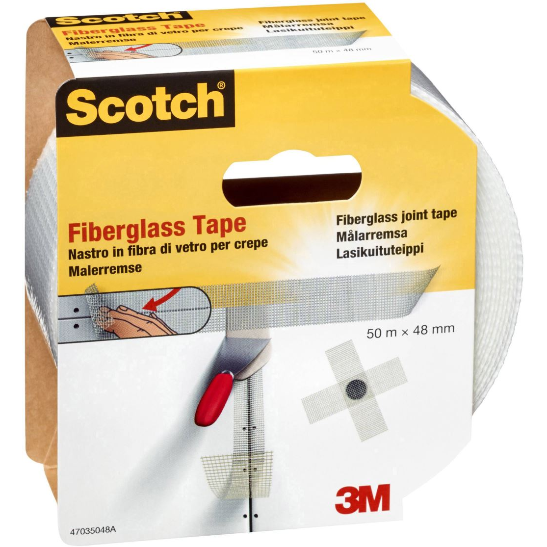 3M 47035048 tömítőszalag, fehér, 50 m x 48 mm (47035048)