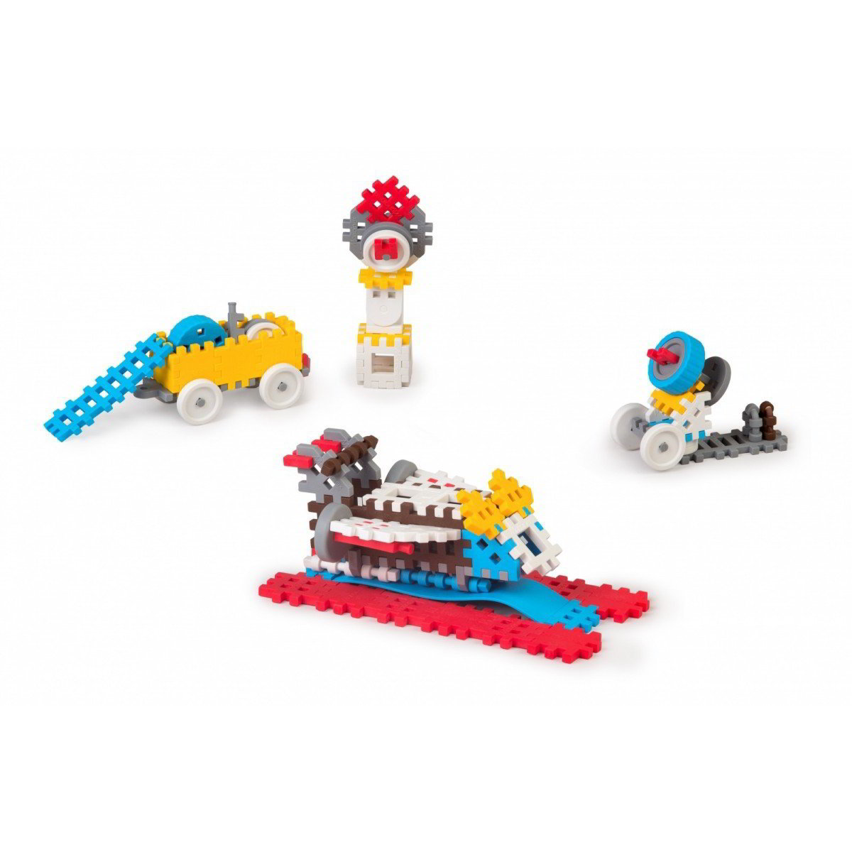 Mini gofri 140 darabos építőjáték szett - Járművek (MX139)