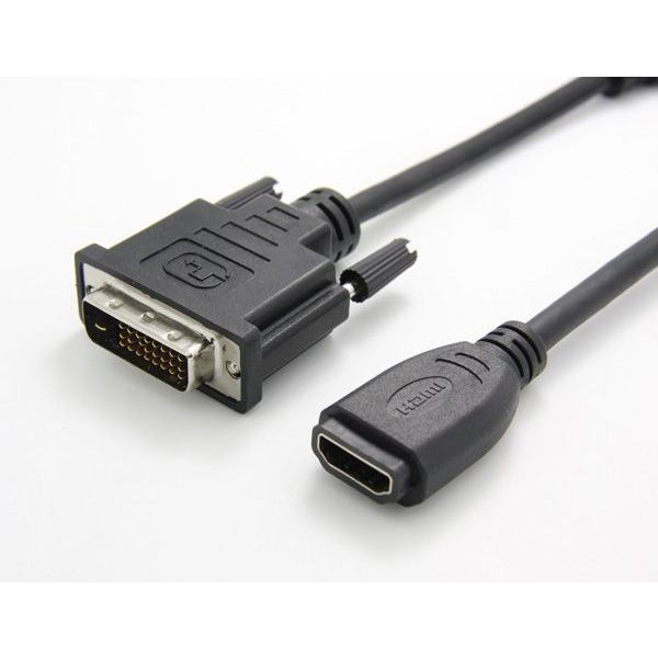 VALUE Redukce kabelová HDMI A(F) - DVI-D(M), 10cm