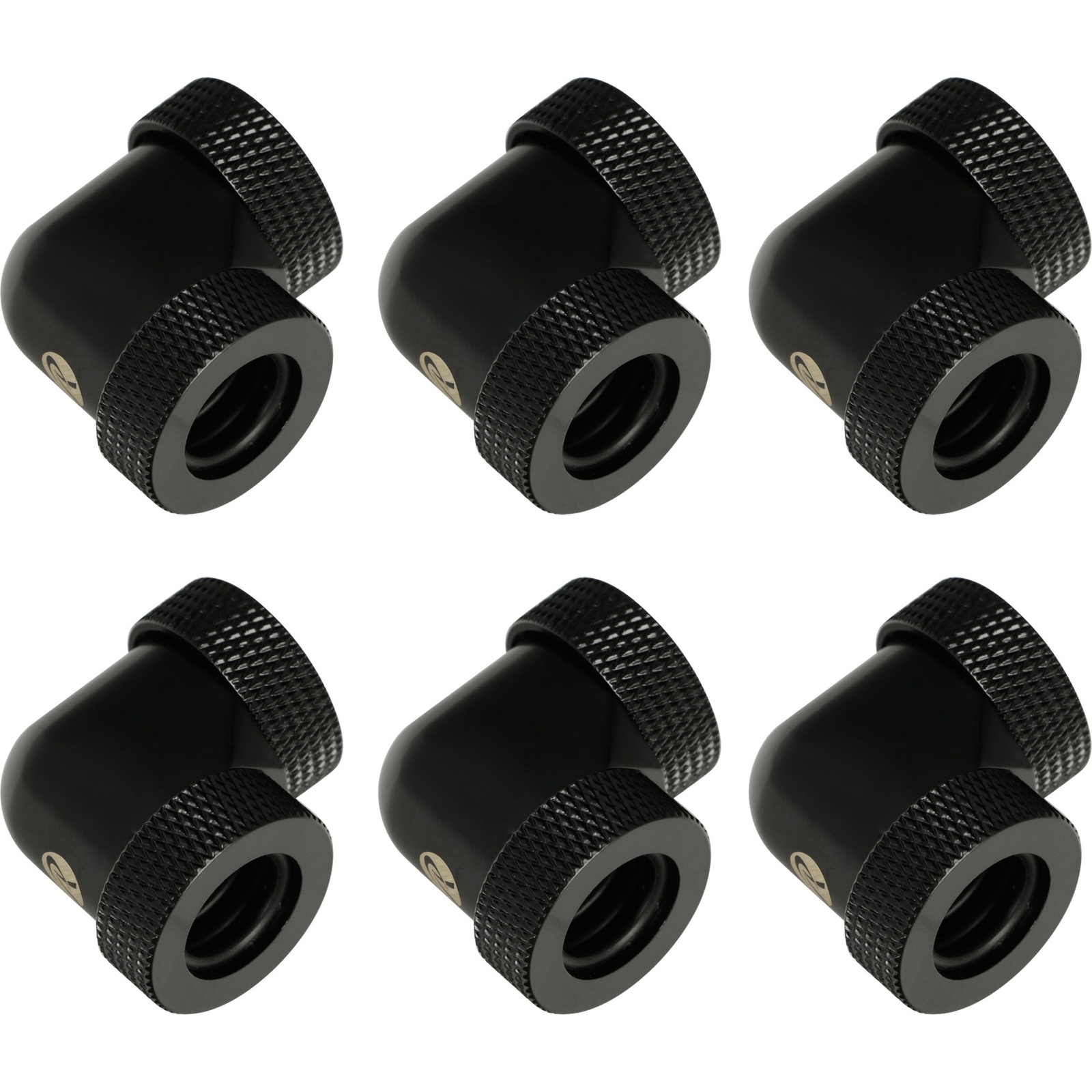 Raijintek D140906 Pelias Fitting - 14mm - Fekete (6db / csomag) (0R40B00228)