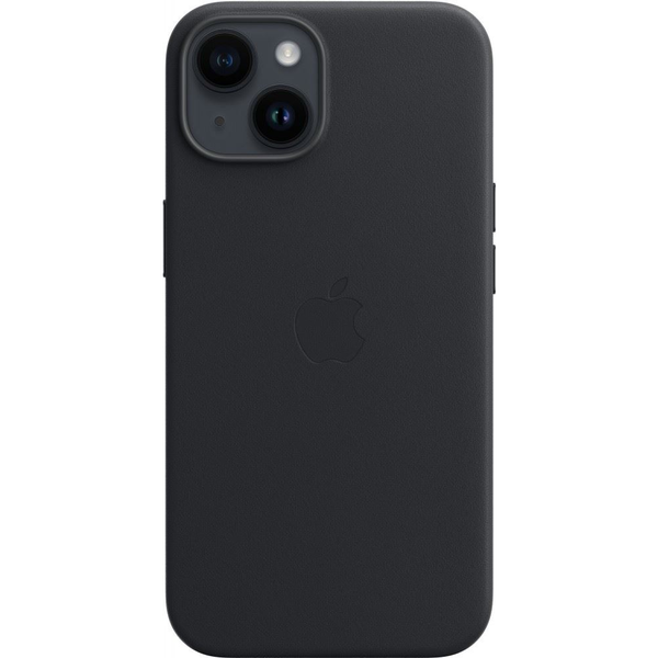 Предпазен калъф Apple Leather Case with MagSafe за iPhone 14 Plus, Midnight