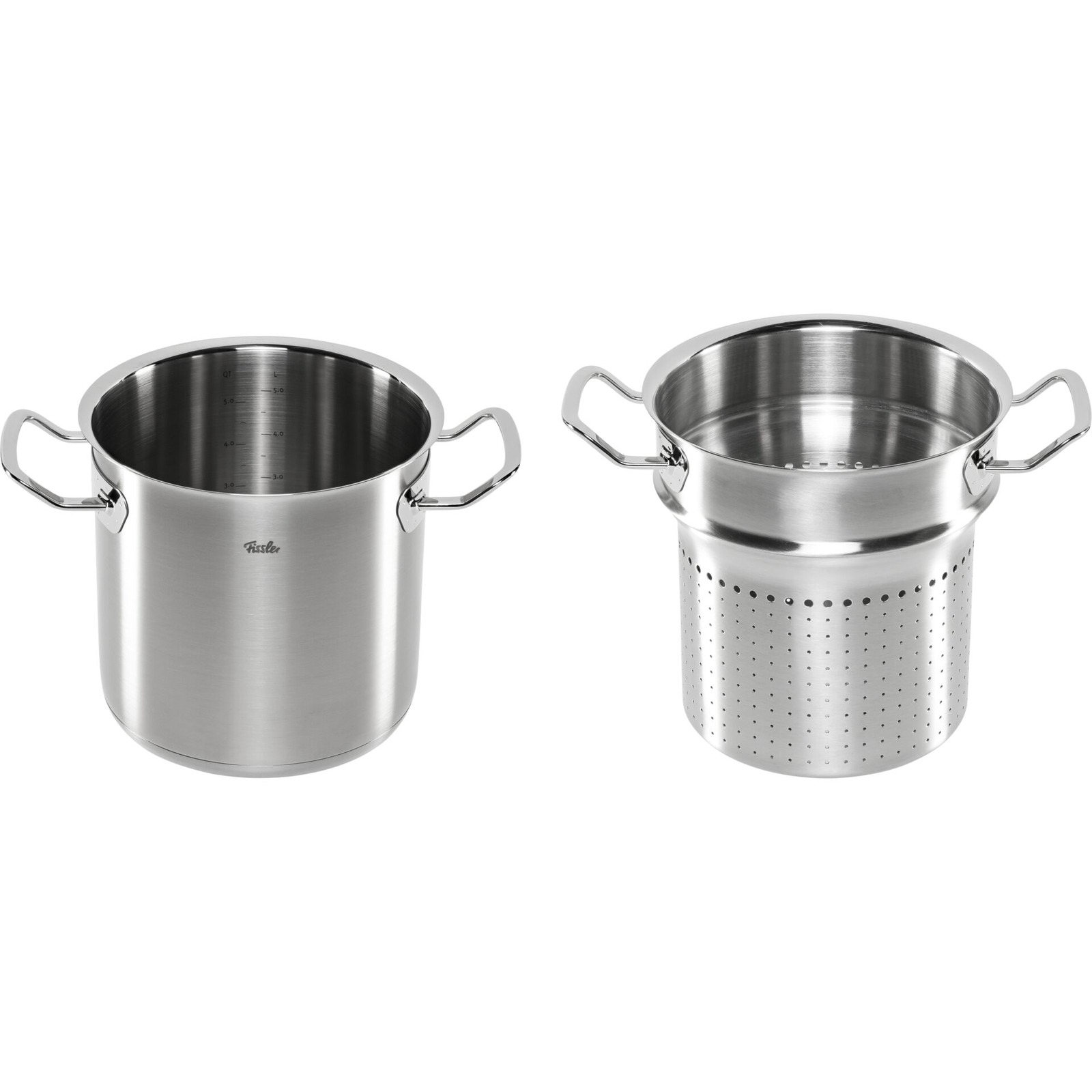 Fissler Original-Profi Collection 2 20cm Edény + Gőzölő - Ezüst (084-108-20-000/0)
