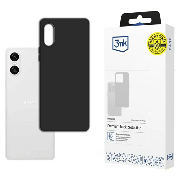 3MK Matt tok for Sony Xperia 10 VI készülékhez fekete
