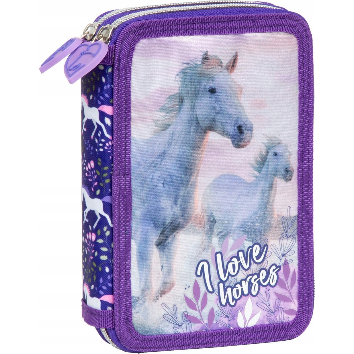 Derform Lovas Emeletes Felszerelt Tolltartó - Violet (PWDKO25)