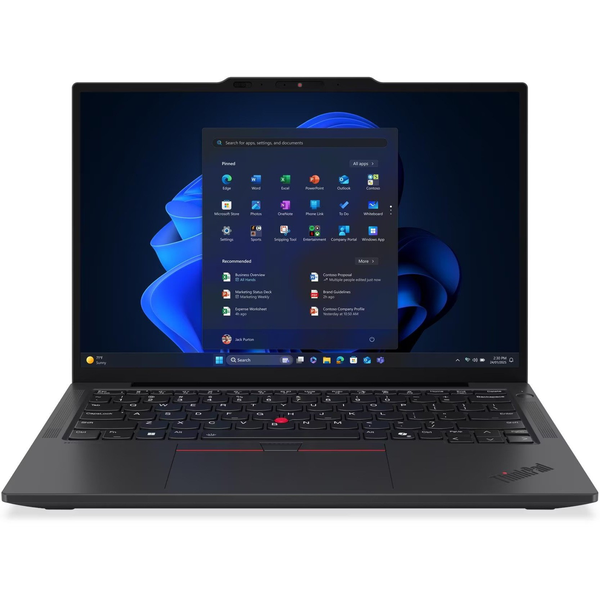 Lenovo ThinkPad X13 Gen 6 (Intel) Intel Core Ultra 7 255U Laptop 33,8 cm (13.3") WUXGA 32 GB LPDDR5x-SDRAM 1 TB SSD Wi-Fi 7 (802.11be) Windows 11 Pro Angol Fekete
