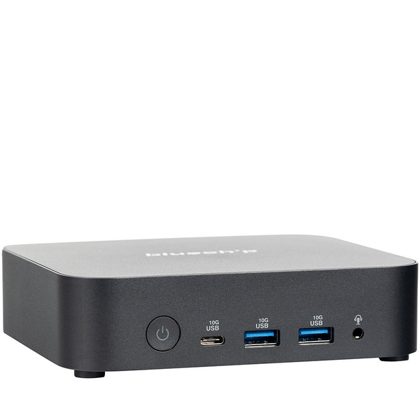 bluechip BUSINESSline M14150 Intel® N N150 8 GB DDR5-SDRAM 500 GB SSD Windows 11 Pro Mini PC Fekete