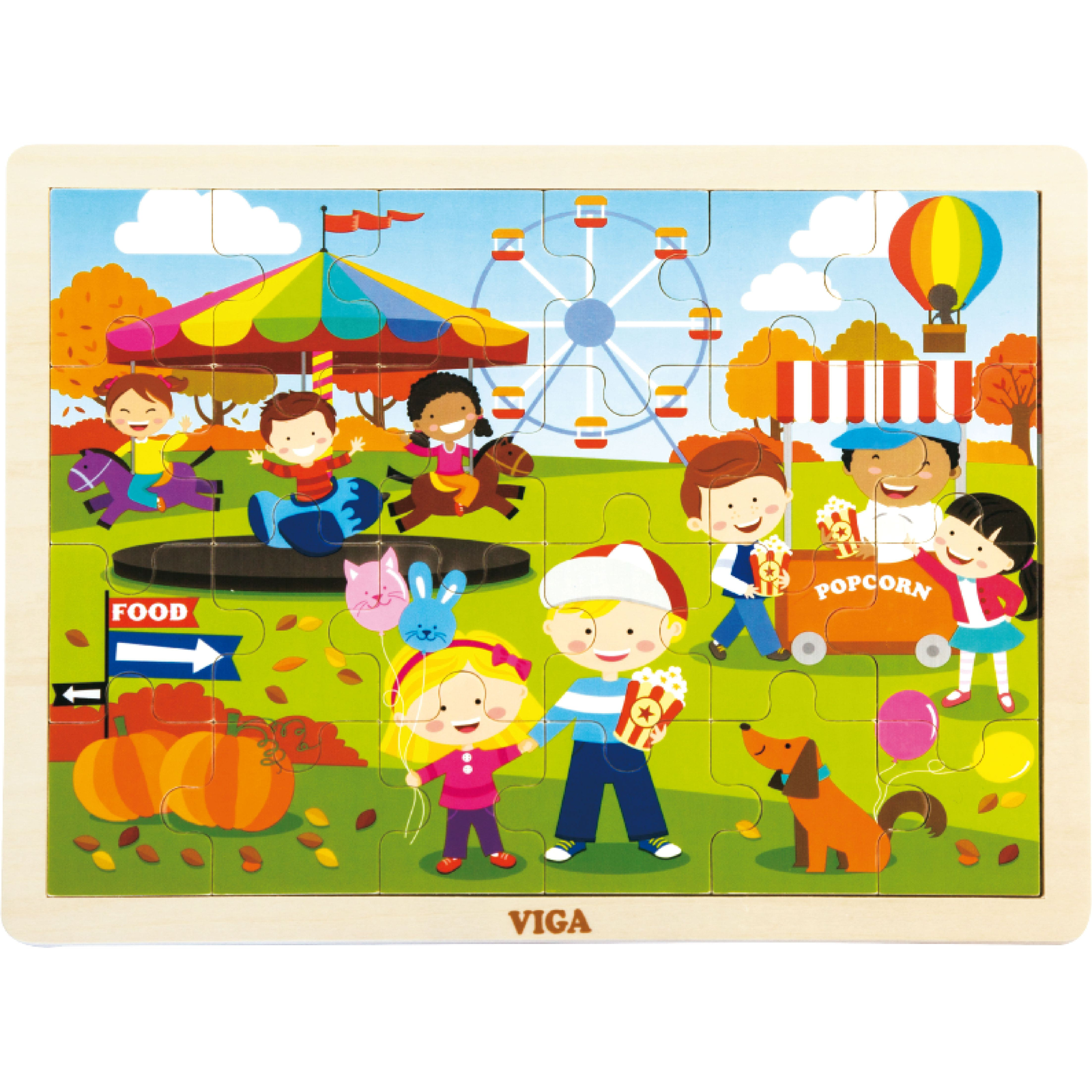 Puzzle 4 Évszak, 24 Darabos Ősz (V51271)