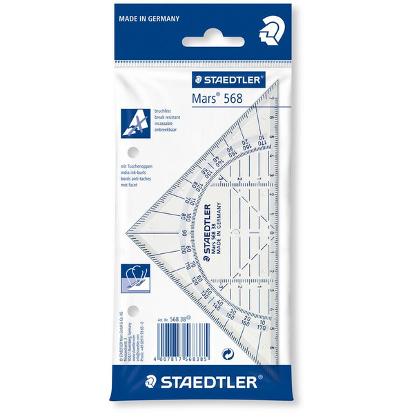 STAEDTLER Geodreieck 16cm unzerbrechlich (568 38)