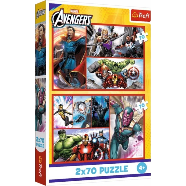Trefl 2 x 70 darabos Bosszúállók, Légy te is szuperhős puzzle