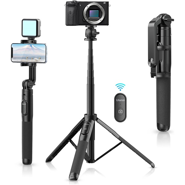 ULANZI SK-03 szelfie állvány, monopod, bluetooth adapter, 30-160cm magasság (UL-3064)