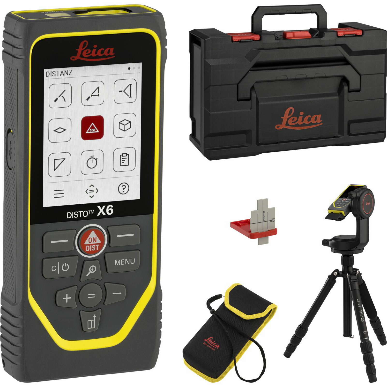 Leica DISTO X6 P2P Professzionális Lézeres távolságmérő készlet (950878)