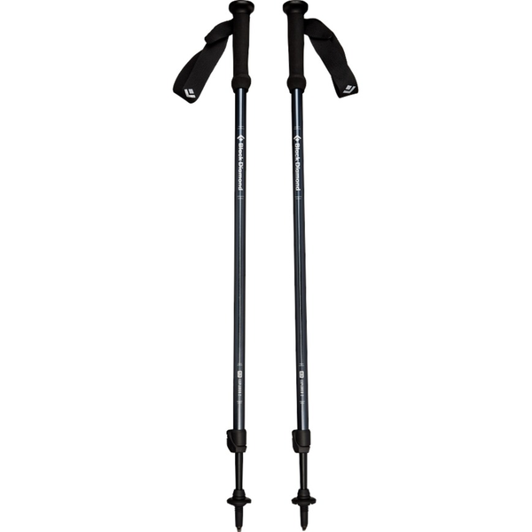 Trekkingstöcke Explorer 2 (schwarz, 1 Paar, 100 bis 140 cm)