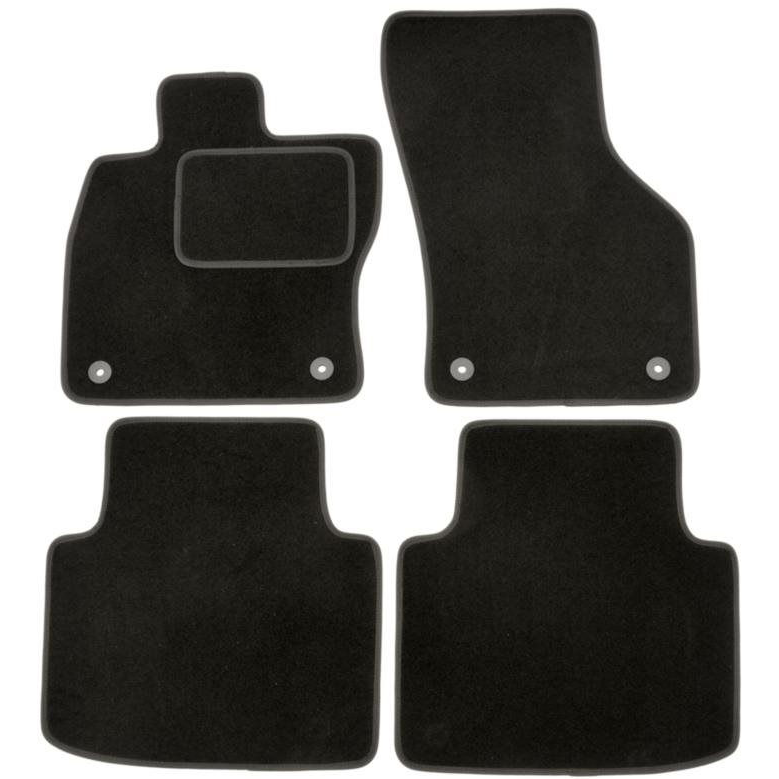 ACI textile carpets for ŠKODA SUPERB 15- black (for round clips) set of 4 pcs (7638X62)