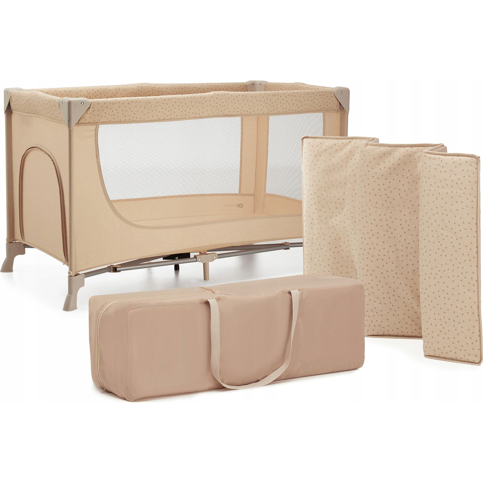 Kinderkraft Joy 2 Utazóágy, Beige (KLJOY02BEG00000)