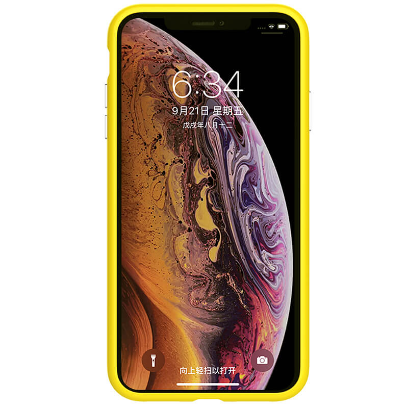 Nillkin Ombre Apple iPhone XS Max Hátlap Tok - Sárga (27881)