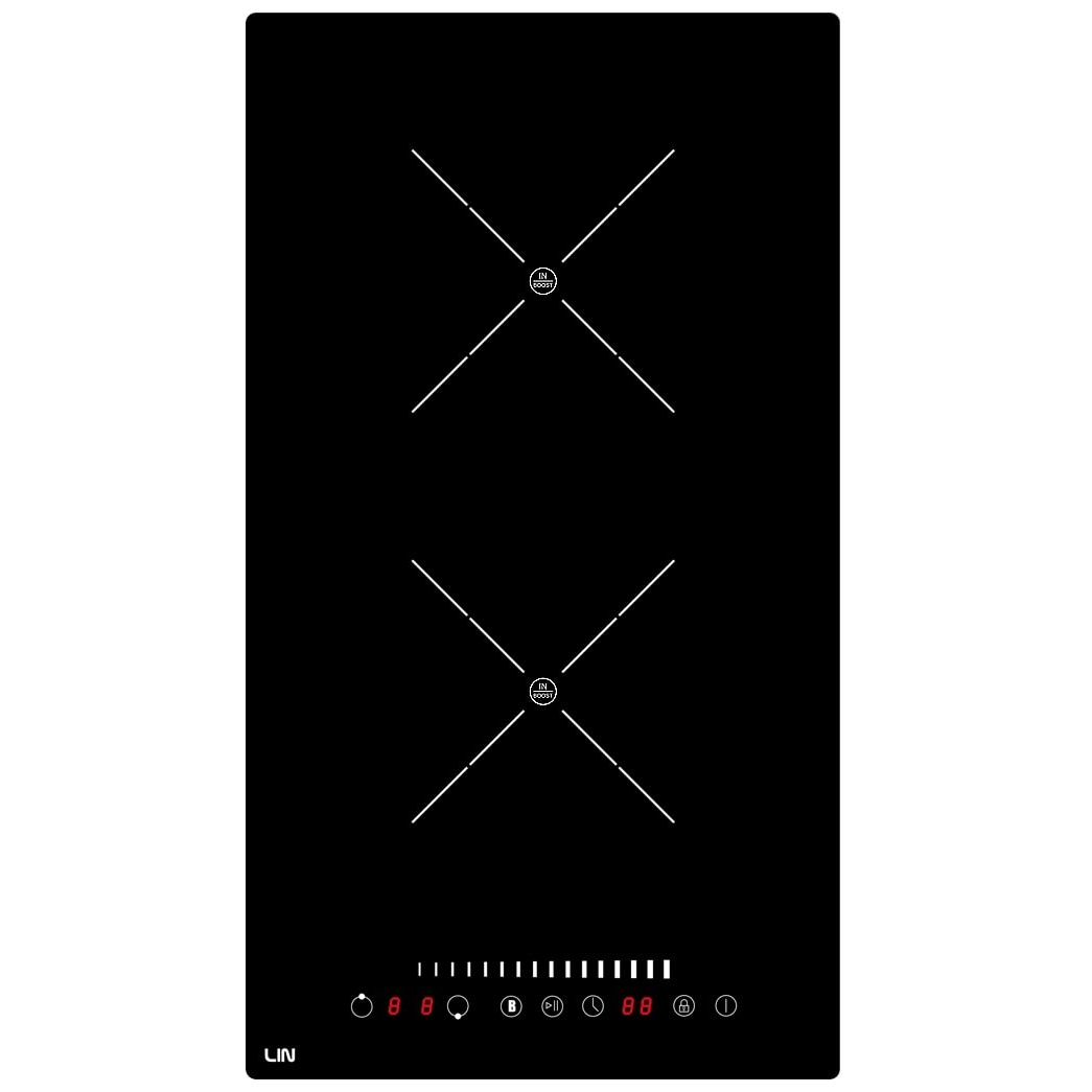 Lin LI-A23511 Beépíthető 2 zónás Indukciós Főzőlap 3500 Watt - Fekete (LI-A23511)